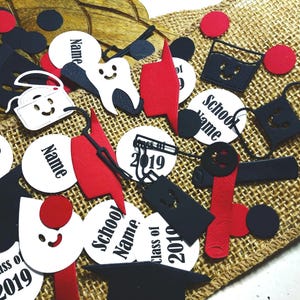 300 Personalize Dental Graduation Confetti, Dentist Graduation, Party Decorations Shown colors