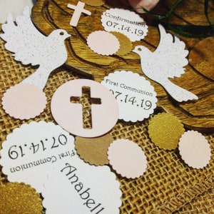 300 Personalized First Communion Confetti, Confirmation Party