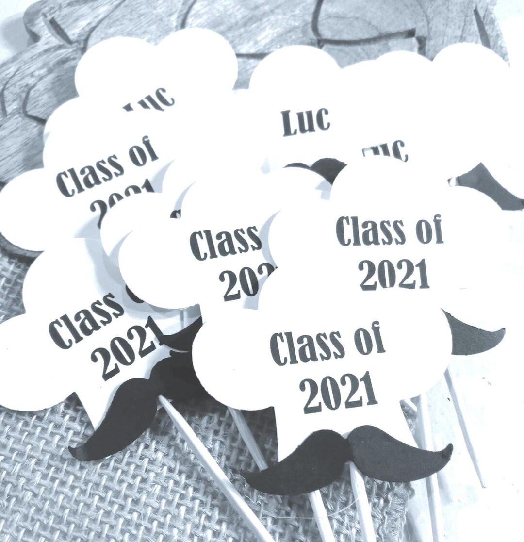 Chef Hat Graduation Cupcake Toppers: Personalized Culinary Party Decor ...