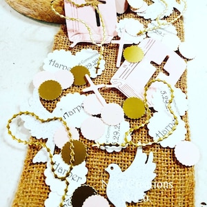 300 Personalized First Communion Confetti, Confirmation Party, Religious Party