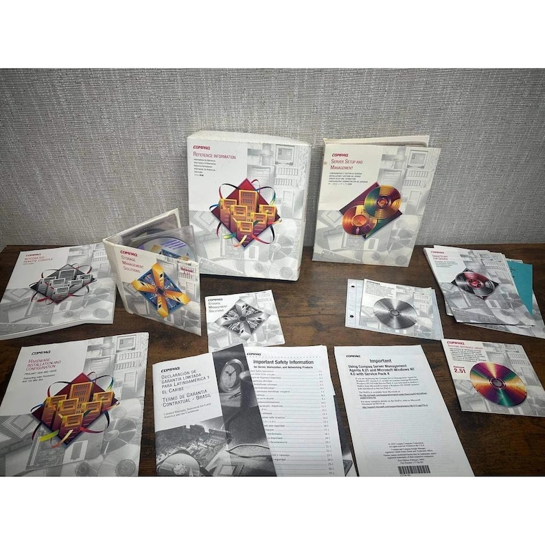 Compaq Server Reference Information Setup Manuals & Software CDs - 039-5 (17) bild 1