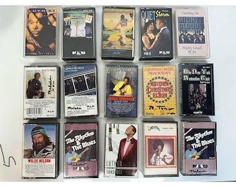 Vintage Cassette Tape Lot 14pc Luther Vandross Elton John Gospel 039/1 (20)-5
