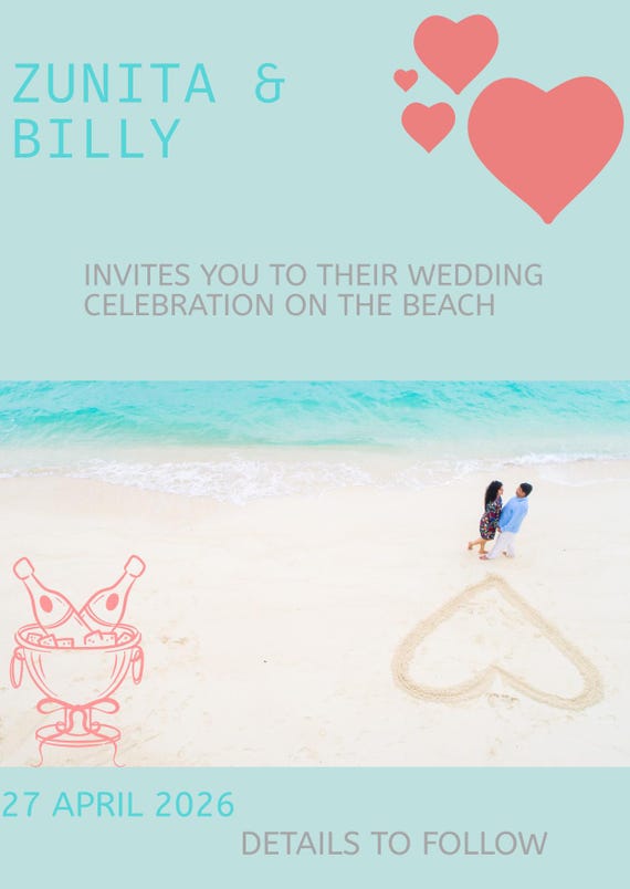 Save the date digital bundle