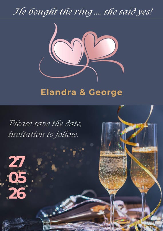 Save the date digital bundle