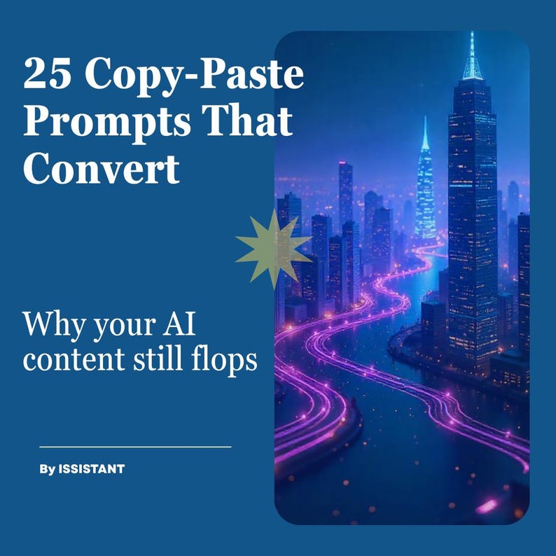25 Copy-paste AI Prompts That Convert | Digital Download for Marketers ...