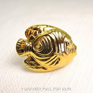 Golden Fish: Drawer / Cabinet Door Hardware - New / Unused High Quality Drawer Pull