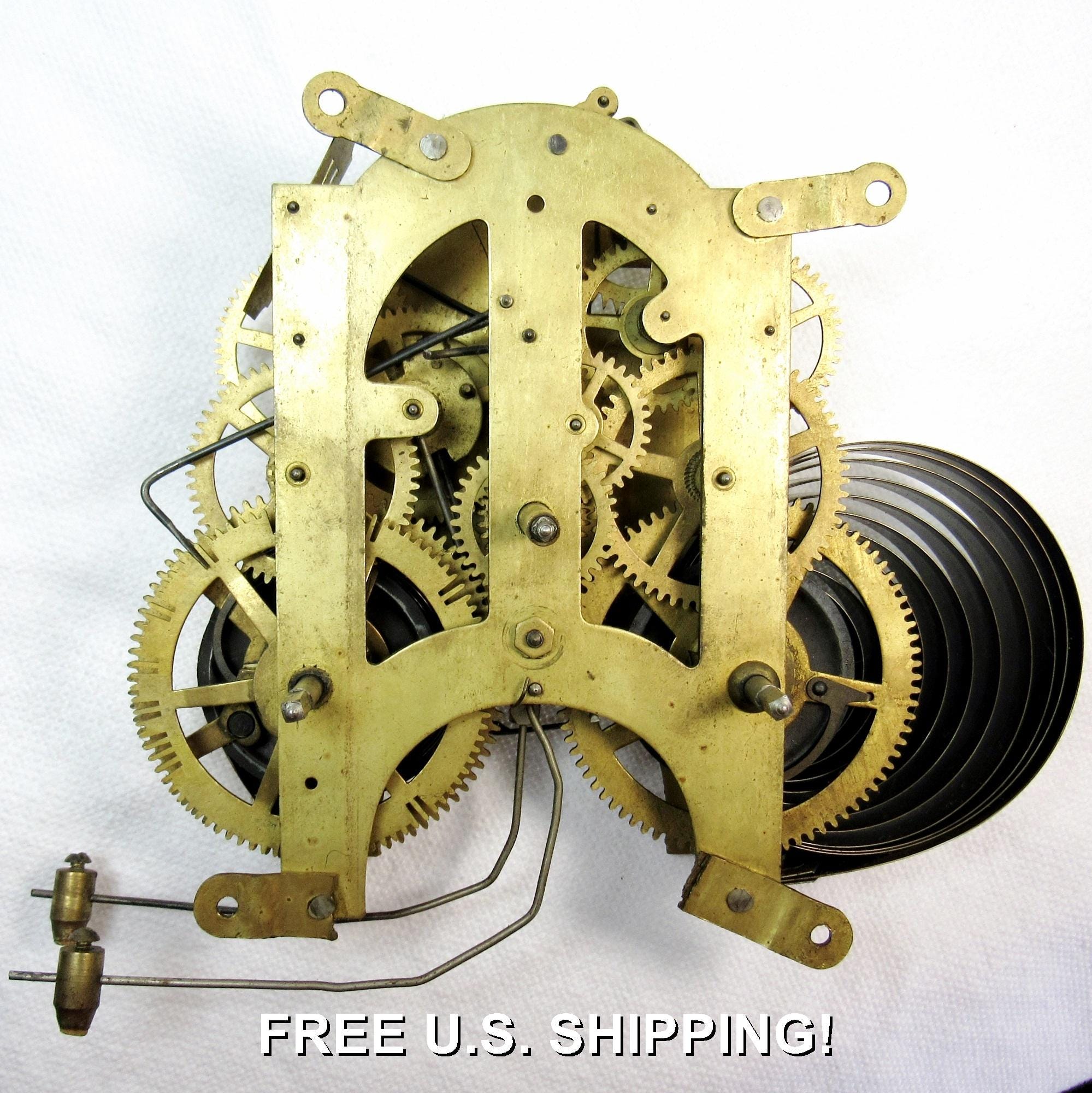 Brass clock mechanism hotsell