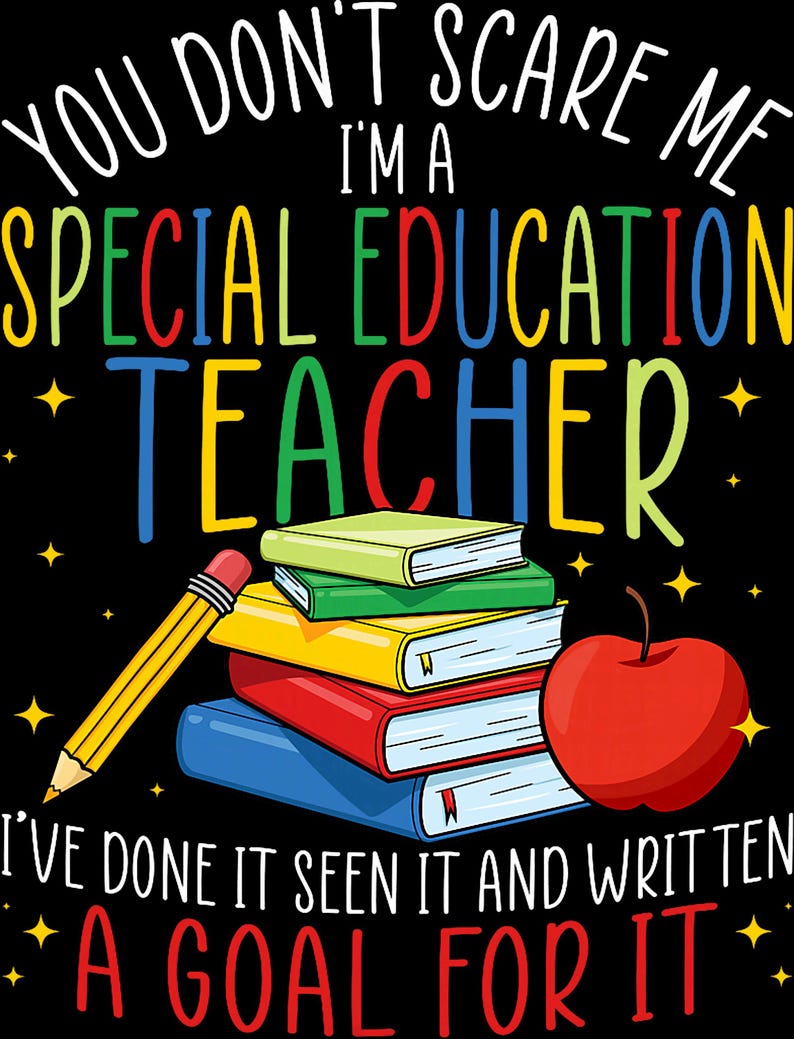 80+ specialpedagogik-png, sped lärare-png-paket, sped skjorta-png, sped-png, tillbaka till skolan-png, png-filer för Cricut, direkt bild 3
