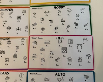 A6-Sparziele zum Ausdrucken – 8 leere Designs | Bargeldeinlagen | Sparen für Autos, Urlaub, Weihnachten und mehr | Digitaler Budgetplaner
