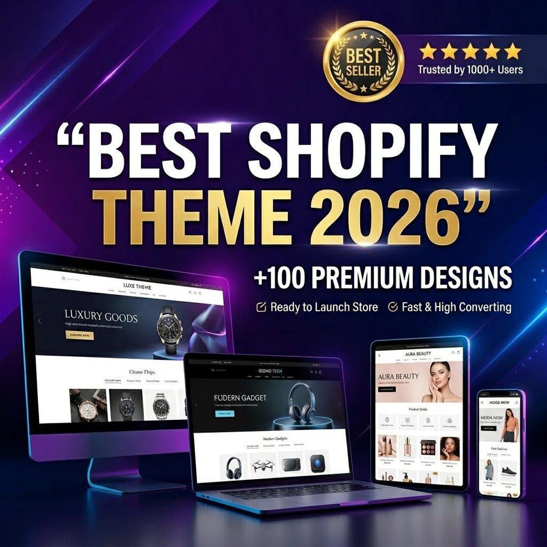 Shopify Theme | High Converting Ecommerce Store Design (digital ...