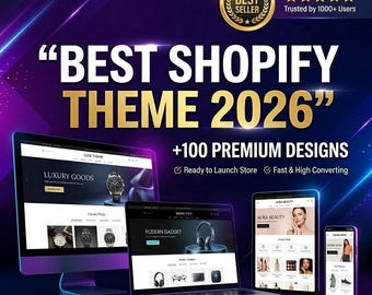 Shopify-thema | E-commercewinkelontwerp met hoge conversieratio (digitale download)