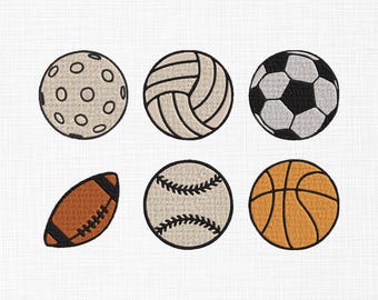 Set Di Loghi Sportivi. Calcio, Baseball, Basket, Biliardo, Bowling