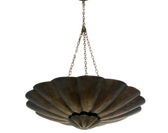 Elegant Brass Chandelier Vintage Style Hanging Ceiling Light Fixture