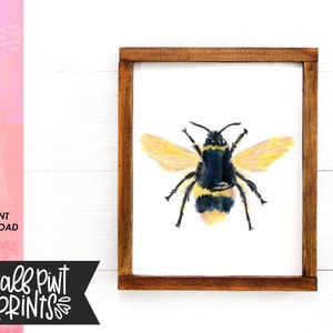 Digitally Painted Honey Bee Design, Sublimation Designs, File PNG, Queen Bee, Sweet like Honey image 3