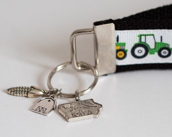 IOWA Keychain Wristlet | Key Fob Wristlet | Key Holder | Iowa | Accessories | Perfect Gift for Any Occassion