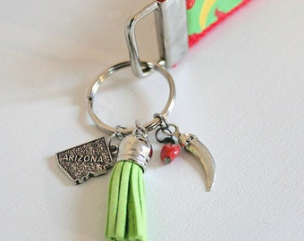 ARIZONA Keychain Wristlet | Key Fob Wristlet | Wristlets | Key Holder | Badge Wristlet | Badge Holder | Key Chains | Arizona
