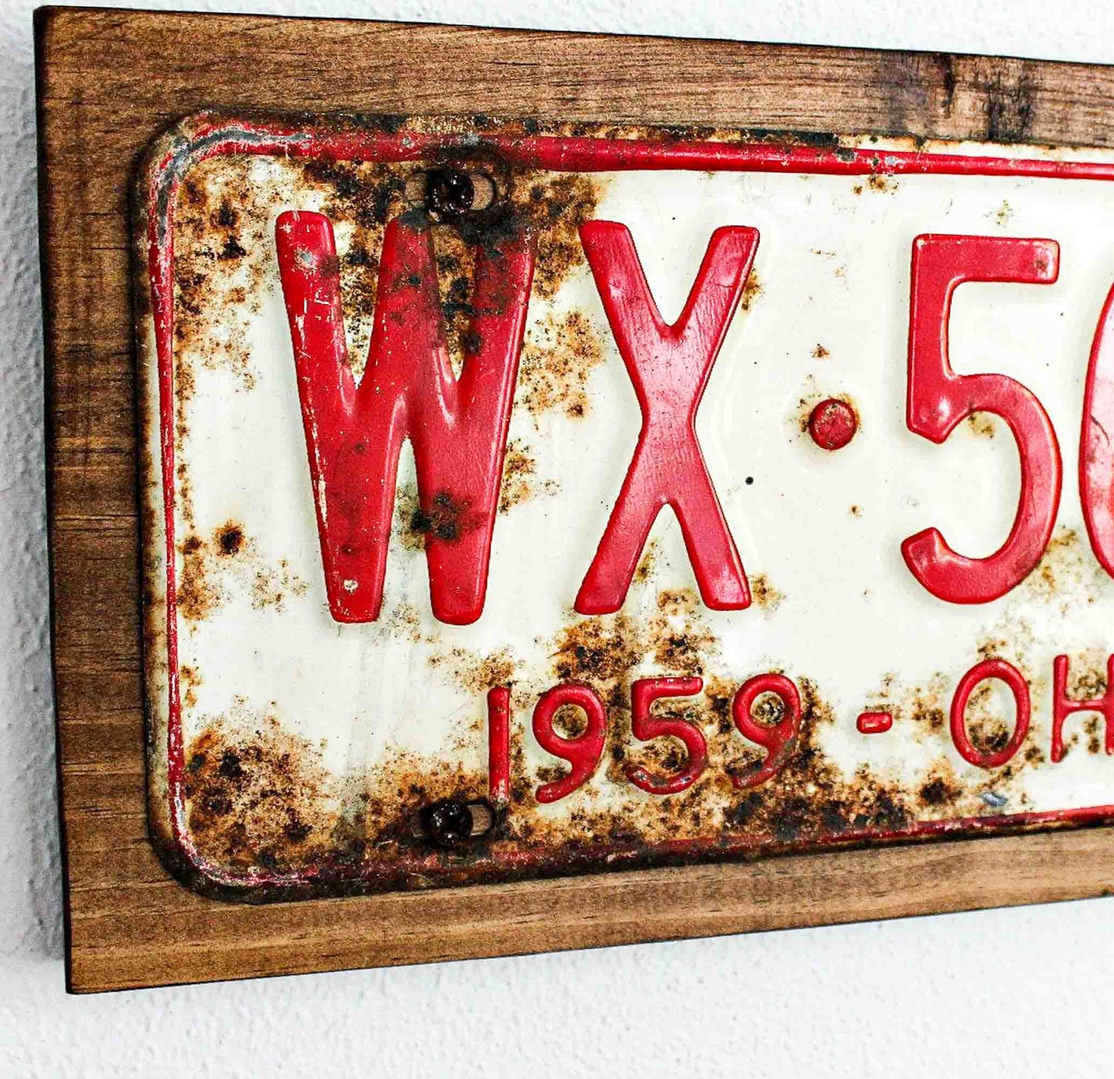 OHIO State License Plate Wall Decor Vintage Ohio License - Etsy