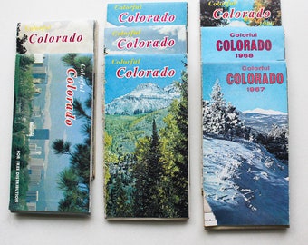 COLORADO State Map | Colorado | State Map | Road Map | Travel Map | Crafts | Vintage Map