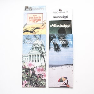 MISSISSIPPI State Map | Mississippi | Road Map | State Maps | Vintage Maps | Highway Maps | Travel Maps | Crafts