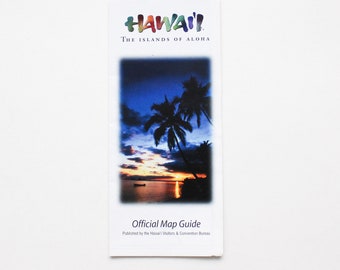 HAWAII State Map | Hawaii | Road Map | Travel Map | Frameable Art | Frameable Print | State Map