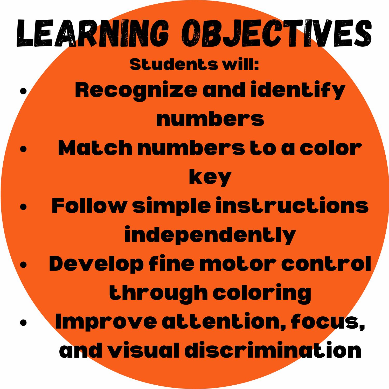 Number Color Matching Worksheets | Color by Number Preschool | No Prep ...