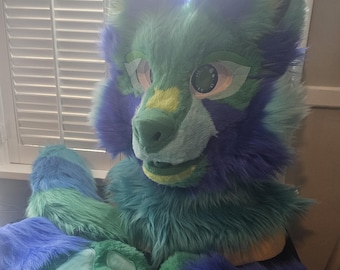 Still water dog/puppy Fursuit Partial (Fits headsizes 22-25")