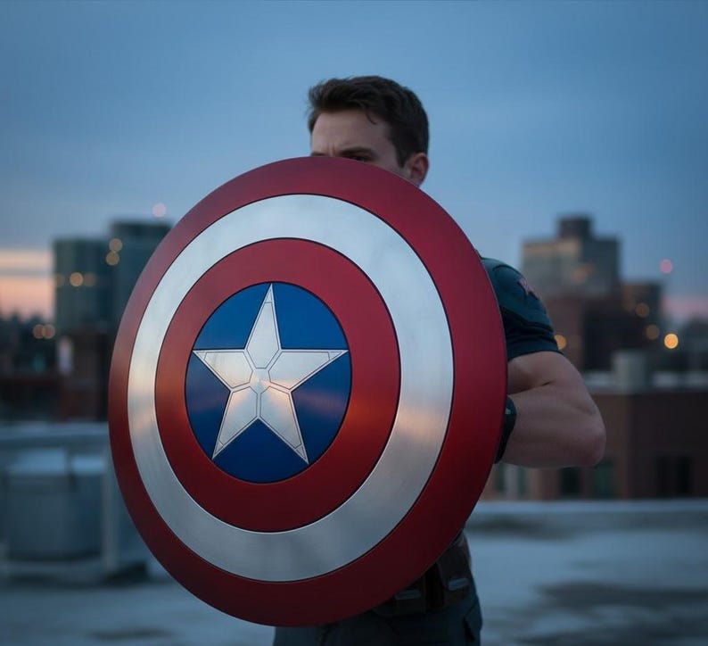Shield Replica, Captain America Shield, Metal Steel Shield, Cosplay ...