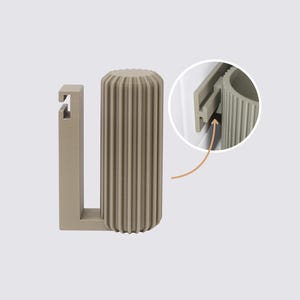 clipform Haargummi-Butler – Ordnung für deine Haargummis | Kein Verknoten, kein Suchen mehr | passend zur clipform-Schiene