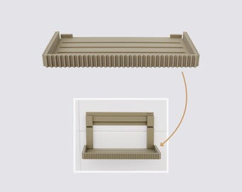 clipform Universal Board – Flexible storage for your modular shelving system | compatible with clipform rails and board holders