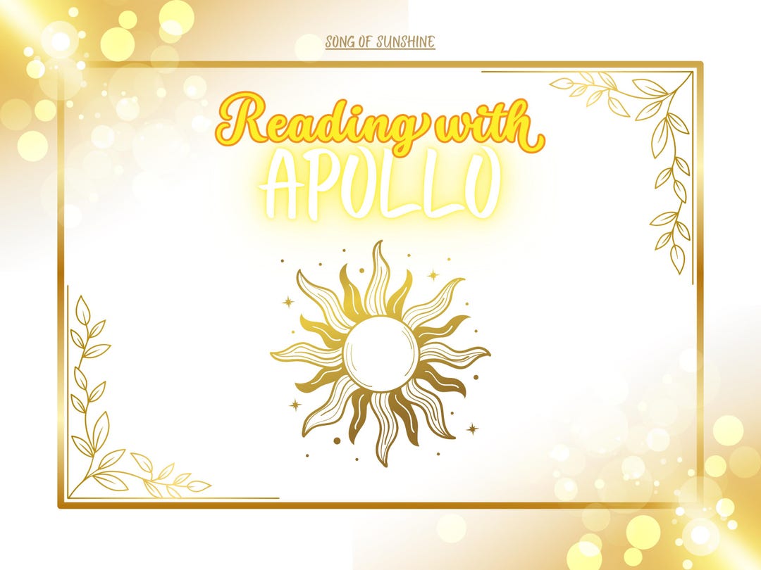 Reading With Apollo - Delivery Within 24 Hours - Etsy