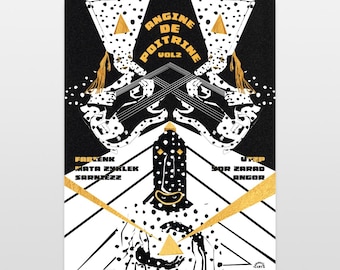 Angine De Poitrine Poster, nummeriert und signiert