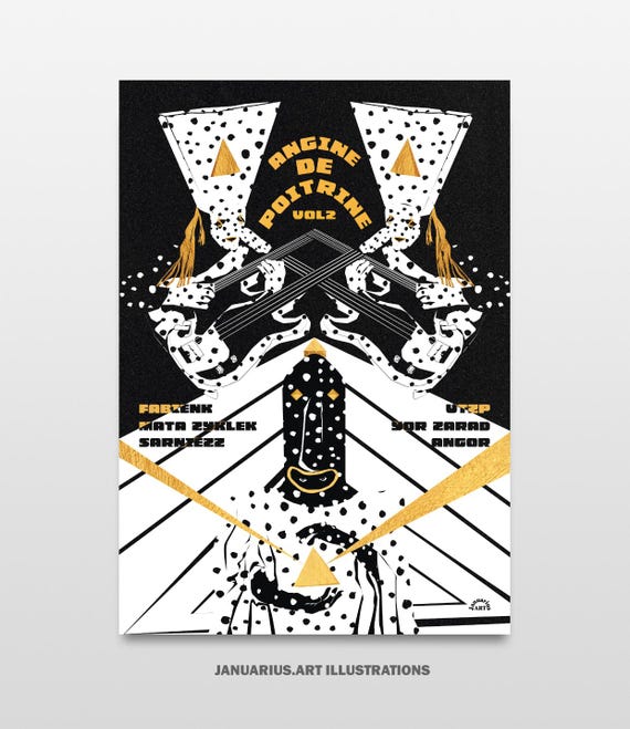 Angine De Poitrine Poster Numbered and Signed - Etsy Australia