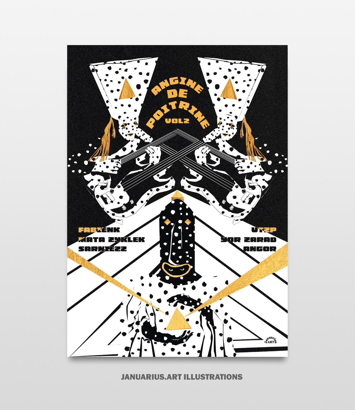 Angine De Poitrine Poster Numbered and Signed - Etsy