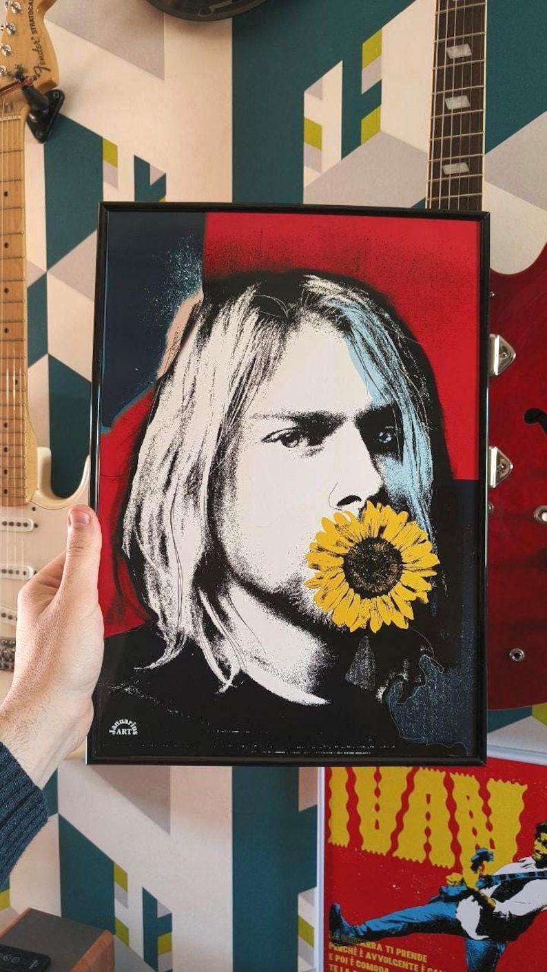 Kurt Cobain Nirvana Poster Numbered and Signed - Etsy