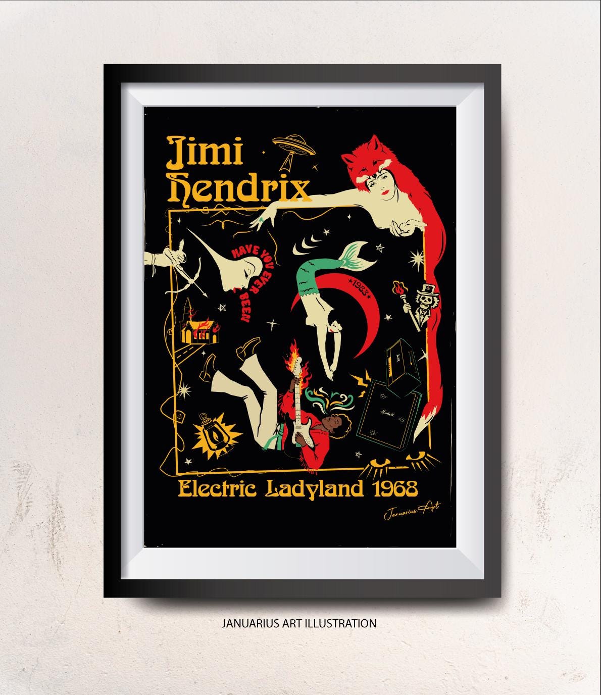 Signed jimi hendrix - Etsy 日本