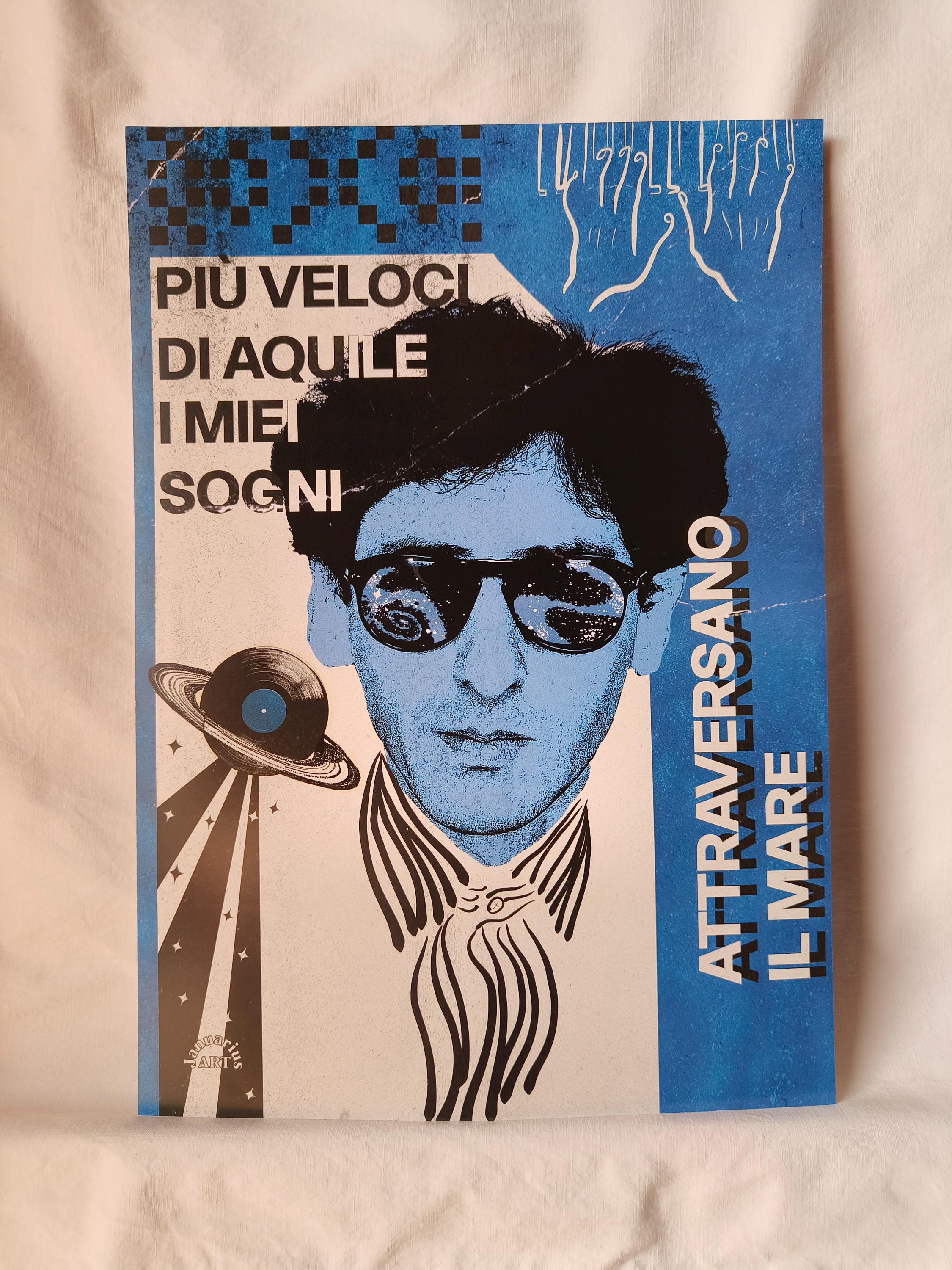 Franco Battiato Poster Numbered and Signed - Etsy