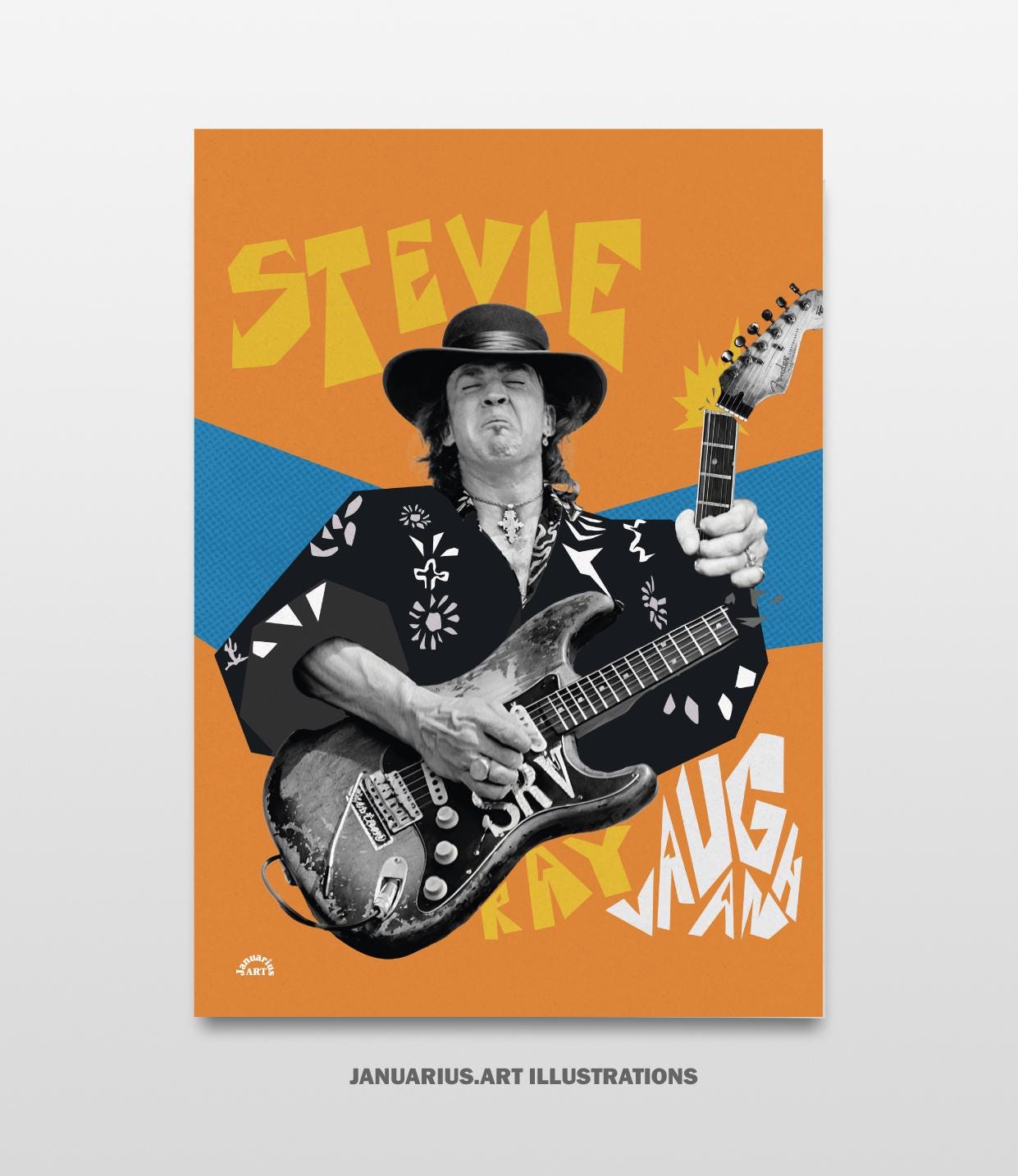 Stevie Ray Vaughan Album Cover Posters - Etsy