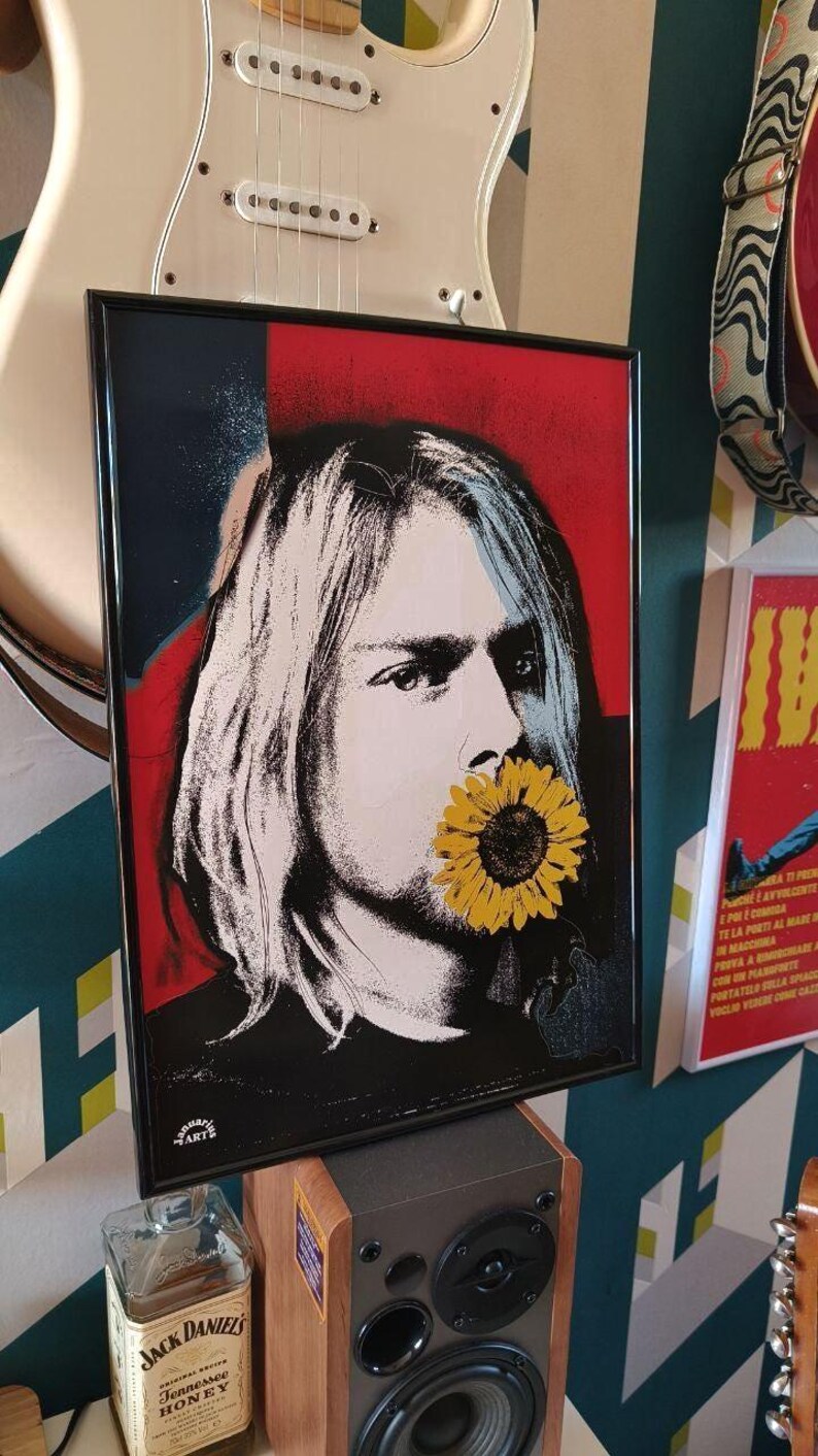Kurt Cobain Nirvana Poster Numbered and Signed - Etsy