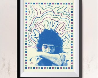 Póster de Pino Daniele numerado y firmado