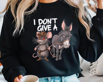 Jag bryr mig inte en skit, sarkasm, roliga skjortor, design, digital nedladdning, clipart, sublimering, rolig åsna, PNG, udda presentidé, design, trendigt
