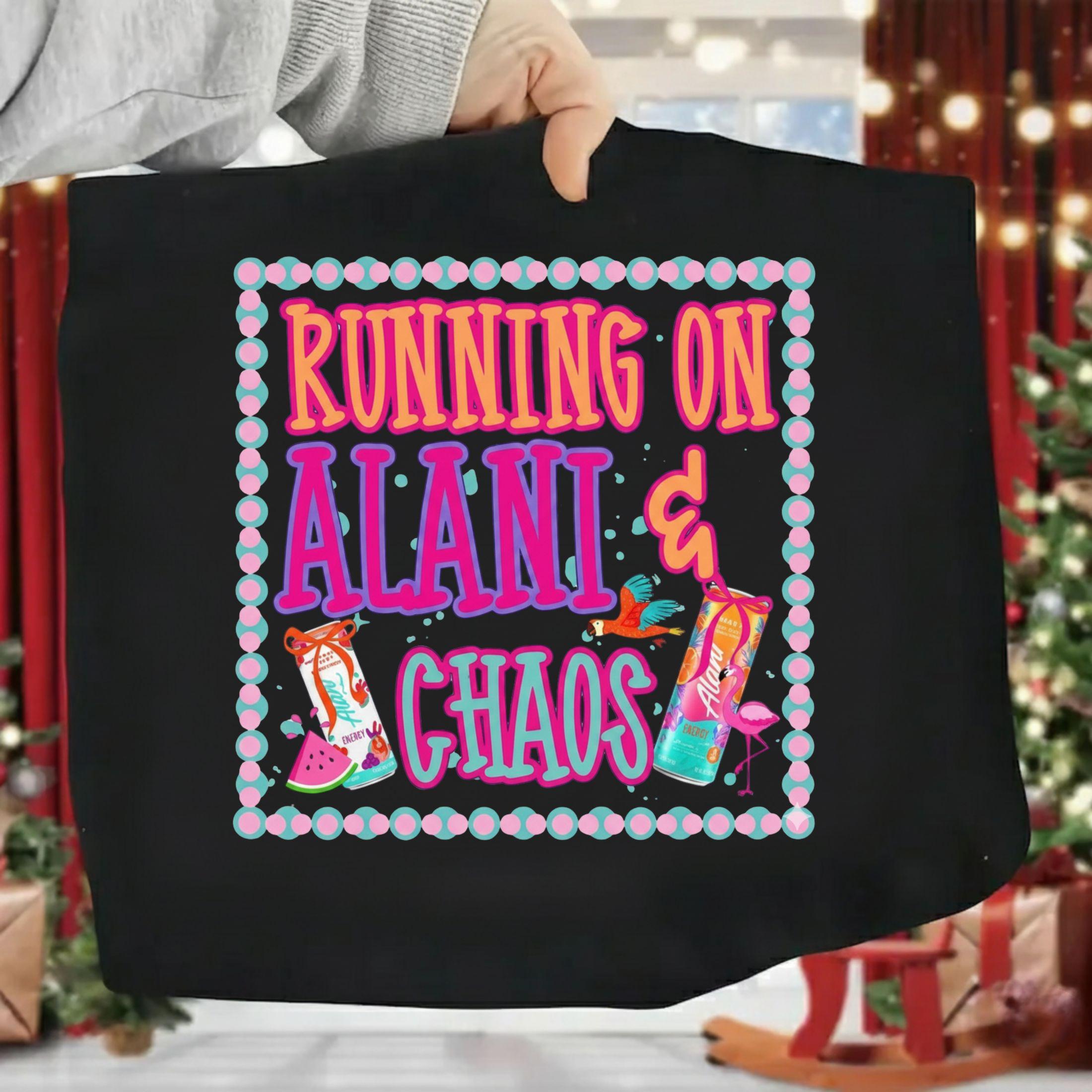 Running on Alani & Chaos PNG | Funny Energy Drink Quote 