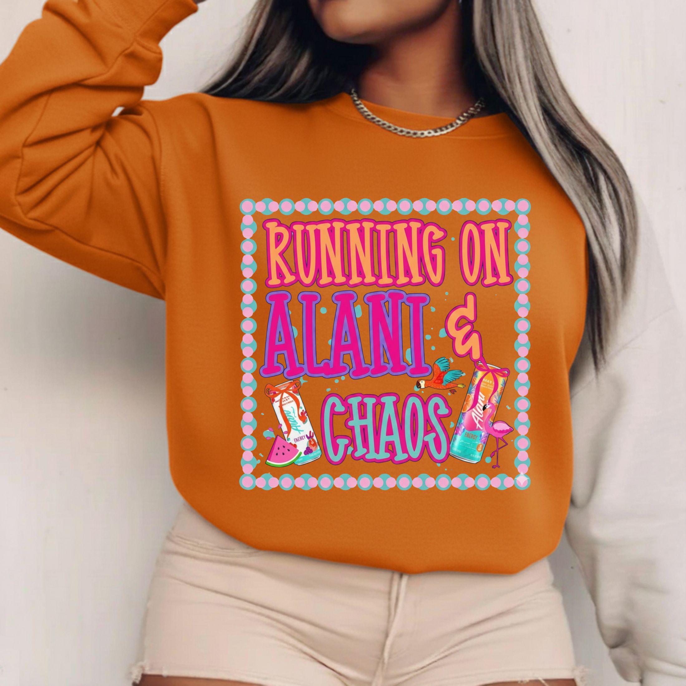 Running on Alani & Chaos PNG | Funny Energy Drink Quote  display picture 1