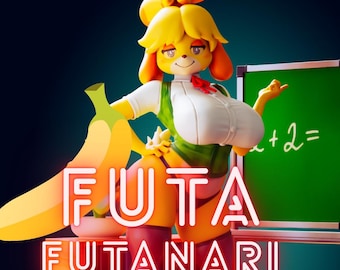 Leraarfiguur Sunny Village – handgeschilderd anime-harsstandbeeld | Futa-variant