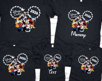 Disney Character Cruise 2026 Shirts,Custom Disney Cruise 2026 Tshirts,Disney Captain Tshirt,Disneyland Cruise Shirt,Disney Trip 2026 Tees