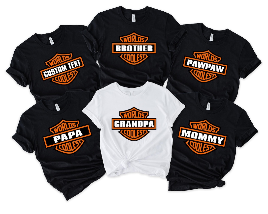 Custom Name Worlds Coolest Shirt,Motorcycle Personalized T-Shirt,Custom Worlds Coolest Tsh