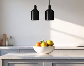 Suspension en aluminium, plafonnier pour table à manger et îlot de cuisine