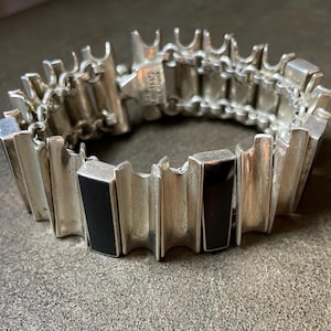 Vintage Taxco Buckle Bracelet - Etsy