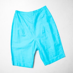 1960s Shorts High Waist Cotton Pin Up XS