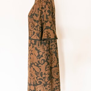 1960s Dress Printed Shift Mod S image 4