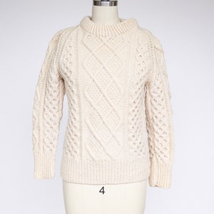 1970s Wool Knit Fisherman Sweater XS image 1